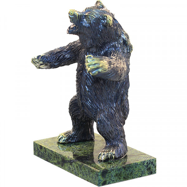 224025 - Медведь рычащий на двух лапах стоит
